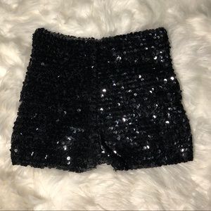 Sequin shorts